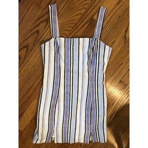 FOREVER 21 | Blue & Purple Striped Dress Size: S